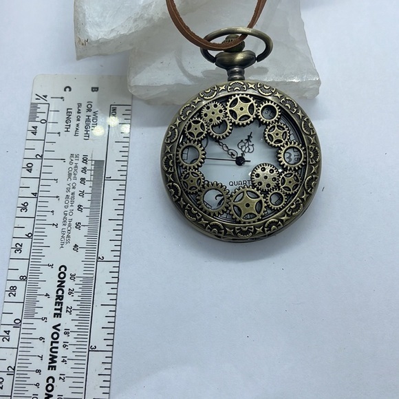 Brass Watch Necklace - Picture 6 of 6